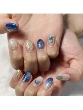 レディスペネイル ノマエ 名駅店(Redispe nail nomae)/blue nuance