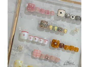 アモル 川崎駅前店(Amor)の写真/お洒落は足元から♪【平日限定】 フットワンカラー(初来店オフ込) 通常¥6600⇒¥5900★マグネットも多数◎