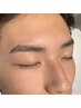 【メンズ専用】アイブロウWAX &眉パーマ 間引き付(毛量調節)￥6200