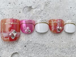 ビジューチェックFOOT ¥13500