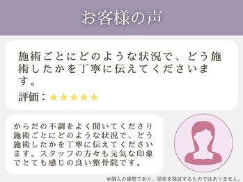 東灘区甲南山手わだち整骨院/お客様の声8