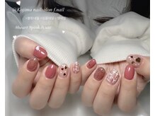 エフネイル(f.nail)/ツイード、ハート
