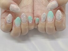 ハニービービー(Honey Bee Bee)/ふんわり水滴ネイル