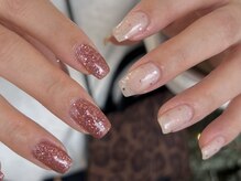 クルネ(QULNE)/ピンクネイル/ドットネイル
