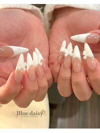 アプレ長さだし**冬ネイル