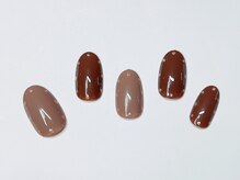 ネイルサロンアンドスクール アイビー(IVY)/大人ブラウン♪