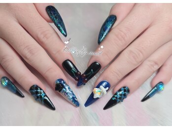 蝶々ネイル バタフライネイル(butterfly nail)/