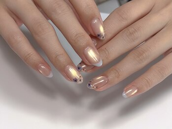 ウーニャ(unas)の写真/【ご新規様*ワンカラーorカラグラ¥5,500】技術に差が出るシンプルネイル*どの角度から見ても美しい仕上げ*