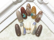 ティーエヌ 本厚木店/秋ネイル☆7500円【8250円税込】