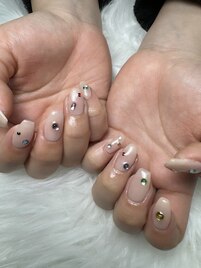 カラフルストーンネイル