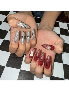 モレリア 心斎橋店(morelia)/ちぐはぐネイル