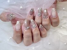 モカ 京橋(moca)/【Ayano】ツイードネイル