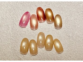 ネウィ ネイル 銀座(newi nail)の写真/パラジェルエデュケーターが施術する爪の形成とマグネットで60分ネイル☆グラデーションも可。