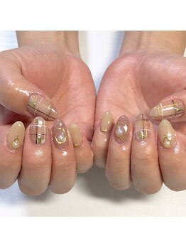 テラックス/ベージュチェック