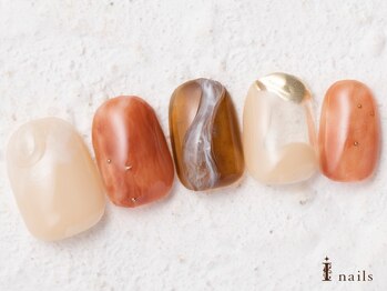 アイネイルズ 横浜WEST店(I-nails)/ぷっくりニュアンス　8000円