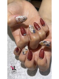 お花ネイル