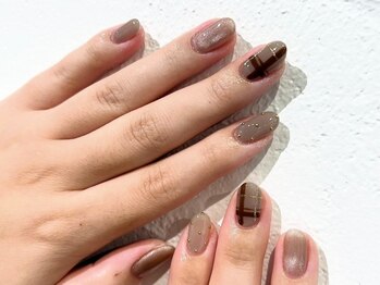 マグネット×チェック柄