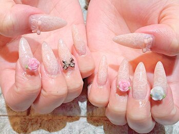 【スカルプ】レースネイル