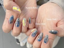 ユーティーネイル(Youty Nail)/初夏のブルーニュアンス