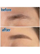プリマアンジュ 中目黒店(PRIMA ange)/<アイブロウ>ビフォーアフター