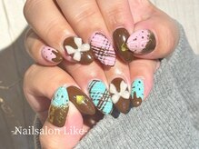 ライク(Like)/チョコレート/紗々ネイル