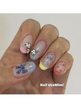 ネイル ウサミミ(Nail UsaMimi)/10本アート