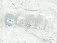 ネイルメゾン 池袋店(NAIL MAISON)/ぷっくりハート¥12550
