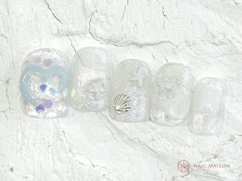 ネイルメゾン 池袋店(NAIL MAISON)/ぷっくりハート¥12550