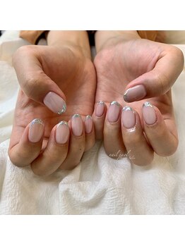 ネイルジョル 池袋店(Jaol)/ガラスフレンチ