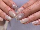 *くすみブルーニュアンス*