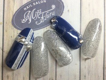 ホームネイルサロン 戸田 ミハ フルーラ(Home Nail Salon Mija Flura)/ラグジュアリー　￥7980　I49L