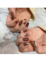 エイミー(eimy)/brown nail