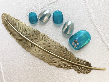 ネイルサロン クリスタルリーフ(Nailsalon Crystal Leaf)/定額フットデザイン