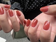 ネイルスミス 高松店(Nailsmith)/テラコッタ×スキニーフレンチ