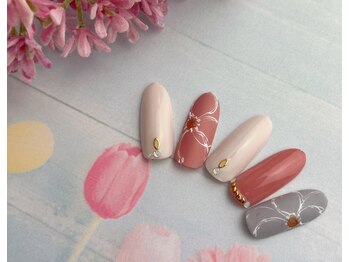 ネイルサロン&スクール ジーナ(GINA)/フラワーネイル