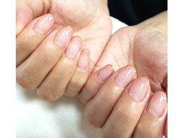 細フレンチネイル/シンプル