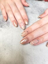 ネイルサロン キラップ(Nail Salon KiLAP)/オーロラ/宝石ストーン￥7980