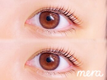 メラ 塚口店(mera)の写真/【まつげパーマ・パリジェンヌが何度でもお得に体験できる◎】モチ良いロッド式◎60分で可愛い目元が完成！