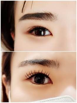 ミミ 徳島 鳴門(mimi)の写真/【話題の最新技術★ナチュールカールアップエクステ】エクステ×マツパで、下がりまつげのお目元も解決！