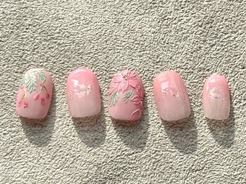 桜定額ネイル/9900