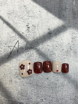 ネイルアンブラ 天王寺店(Nail Ambra)/フットシンプル¥7200(2026.4～)