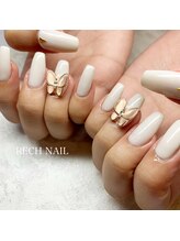 レッシュネイル サロンアンドスクール(RECH NAIL salon&school)/蝶々パーツネイル