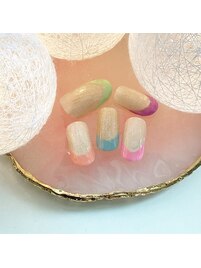 定額¥7500 カラフルフレンチ