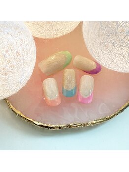 ベリー(berry)/定額¥7500 カラフルフレンチ