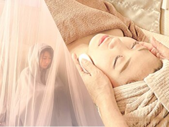 エクラ(Eclat)の写真/《ローズハーブ配合よもぎ蒸し＋小顔リンパマッサージ》当日から実感美白小顔★ローズの香りで女子力up♪