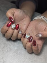 オリ('oli)/バレンタインネイル