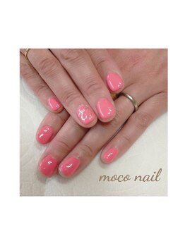 モコネイル(moco nail)/☆ワンカラー2本アート☆