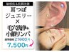 耳つぼジュエリー付☆毛穴洗浄+小顔リンパ(ヘッド首肩込)+肌質改善+パック