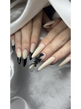 クロスネイル 渋谷店(CROSS nail)/マット×フレンチネイル