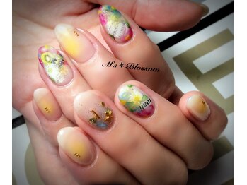 ネイルサロンアンドスクールエムズブロッサム(Nailsalon & school M's Blossom)/ジェルアート込コース